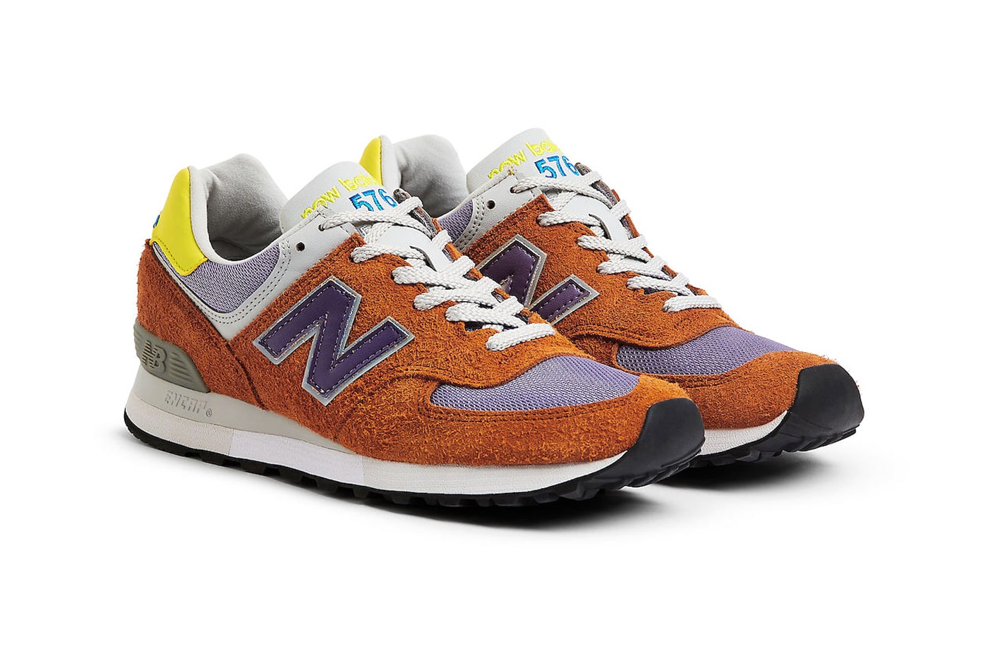 New Balance 576 Made in UK Surfaces in "Apricot" OU576CPY Apricot/Dusk-Limeade