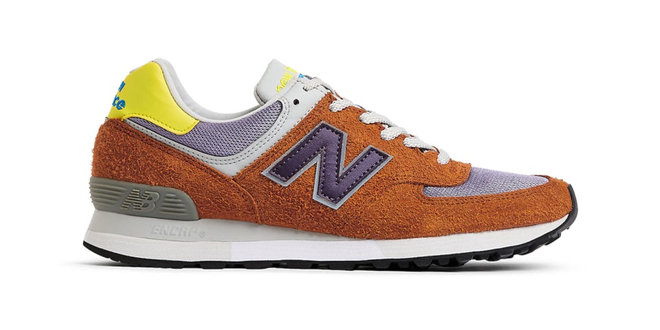 New Balance 576 Made in UK Surfaces in "Apricot"