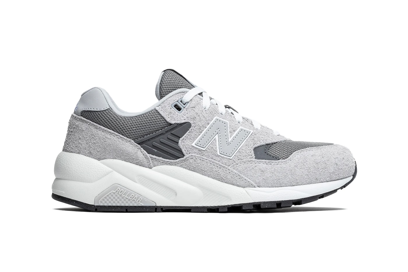 New Balance 580 "Rainclouds" MT580MG2 Release Info greyscale palette summer 2023 dad shoes monochrome sneakers