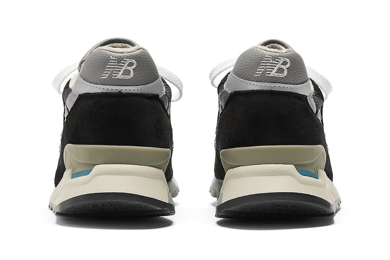 New Balance 998 MADE IN USA Appears in Classic "Black" white silver grey U998BL 