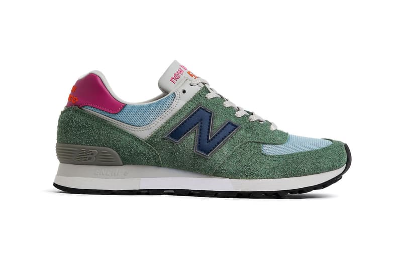 New Balance Made In UK Green Stone Blue Sneakers Footwear Trainers Flimby England Scotland Wales Ireland Fashion Clothing