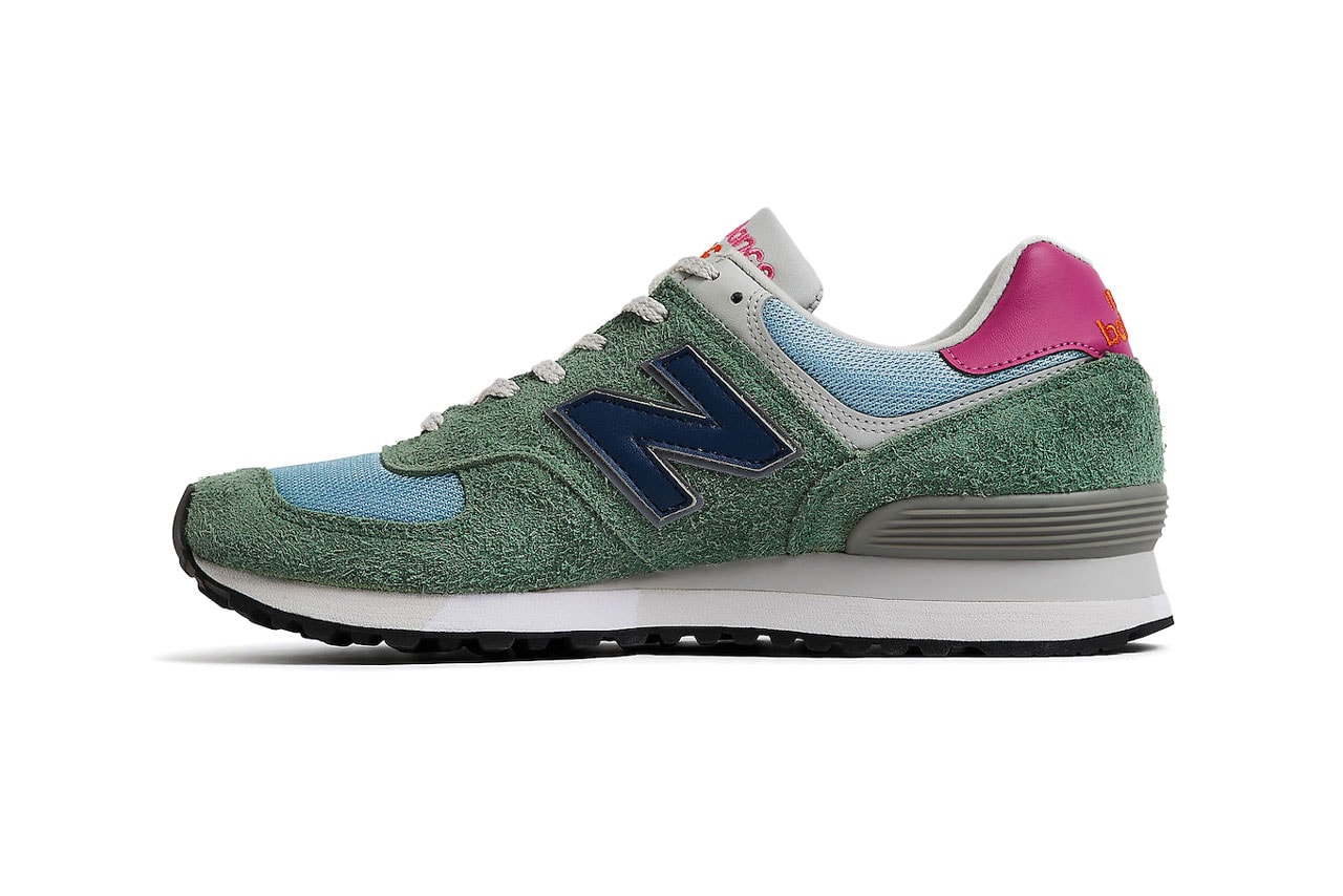 New Balance Made In UK Green Stone Blue Sneakers Footwear Trainers Flimby England Scotland Wales Ireland Fashion Clothing
