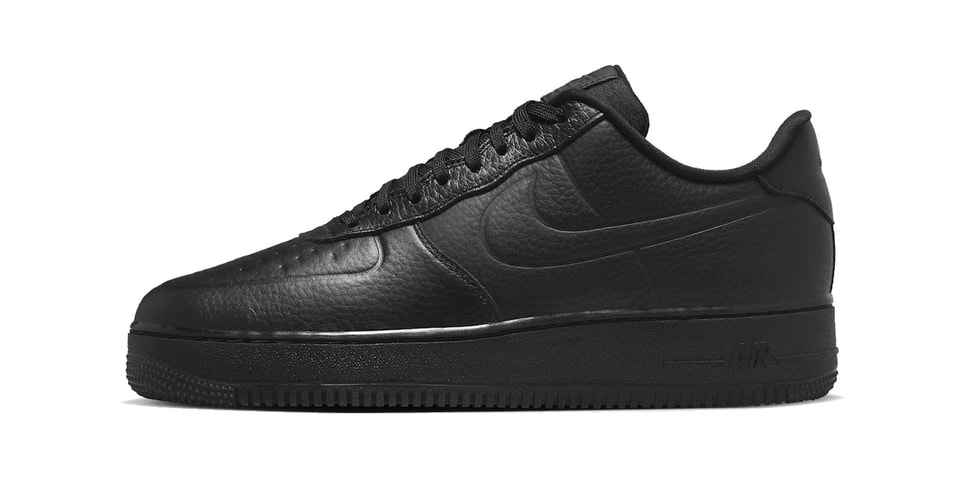 Nike AF1 Low Waterproof Gets "Triple-Black" Treatment