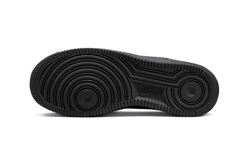 Nike Air Force 1 Low Black/Indigo Fashion Footwear Nike Swoosh Just Do It Streetwear Trainers Shoes Sneakers Skateboarding Basketball