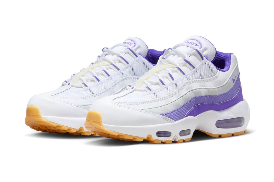 Nike air max 95 purple white Clearance