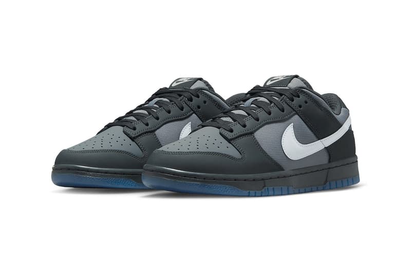 Nike Dunk Low Arrives in "Anthracite" and Reflective Swooshes FV0384-001 release info swoosh Pure Platinum-Cool Grey