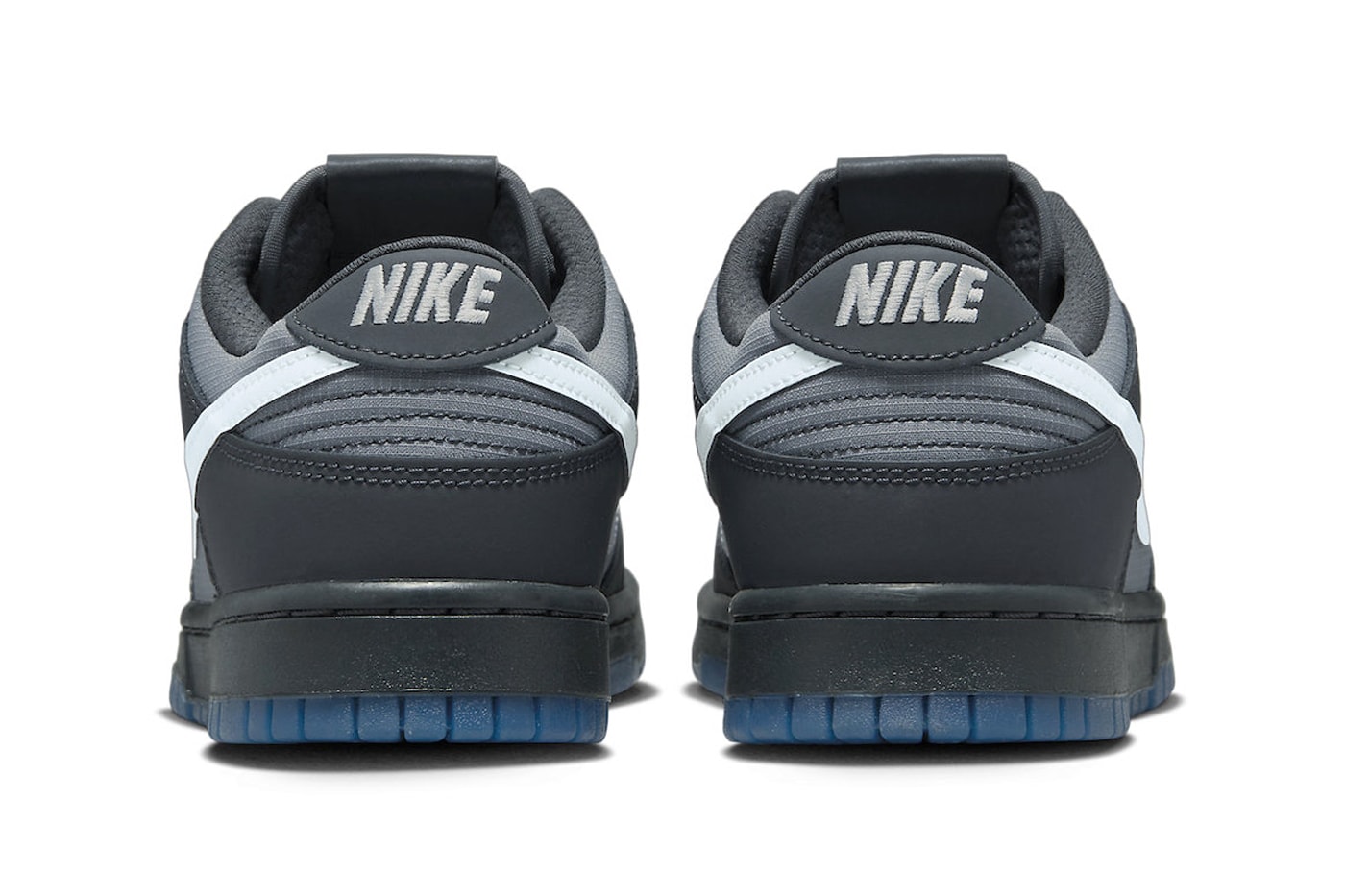 Nike Dunk Low Arrives in "Anthracite" and Reflective Swooshes FV0384-001 release info swoosh Pure Platinum-Cool Grey