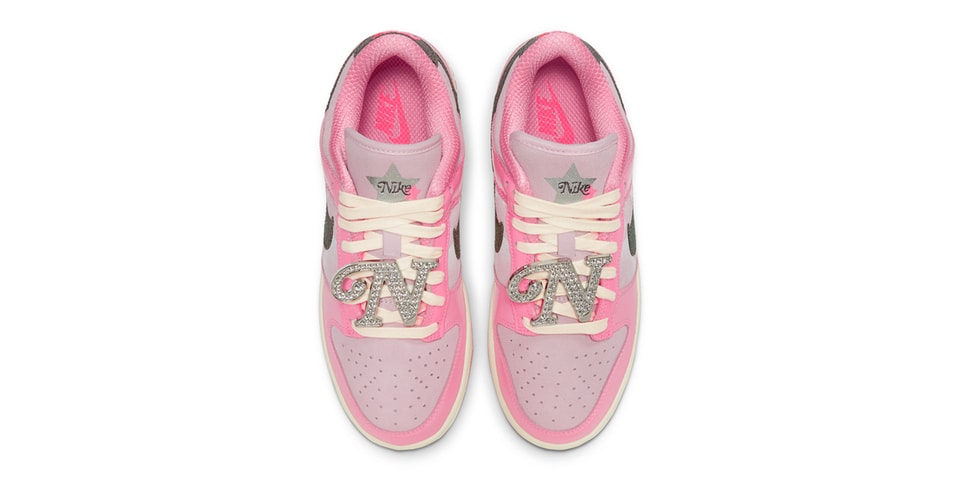 Air Force 1 Custom Cotton Candy Low Inverted Shoes Pink Blue