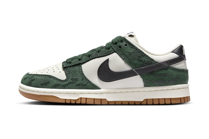 Official Look at the Nike Dunk Low "Green Snakeskin"