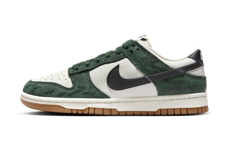 Official Look at the Nike Dunk Low "Green Snakeskin"