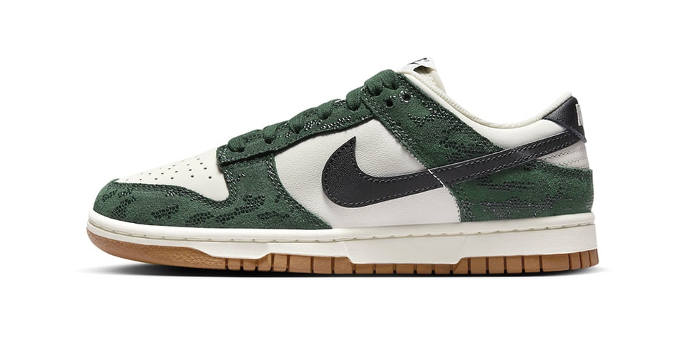 Official Look at the Nike Dunk Low "Green Snakeskin"