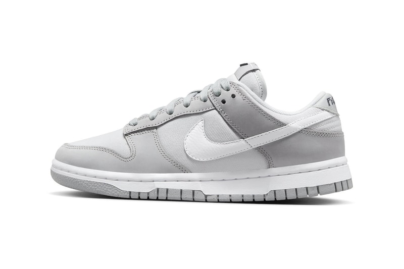 Official Look at the Nike Dunk Low "Light Smoke Grey" Light Smoke Grey/White-Photon Dust FB7720-002 low top sneakers shoes