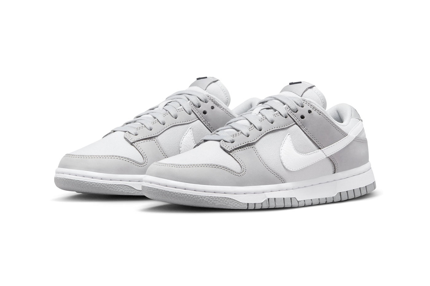 Official Look at the Nike Dunk Low "Light Smoke Grey" Light Smoke Grey/White-Photon Dust FB7720-002 low top sneakers shoes