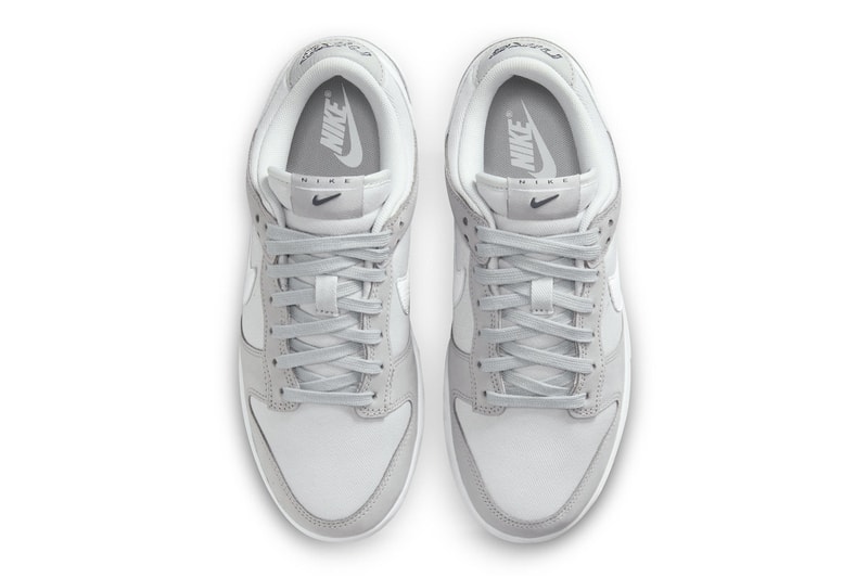 Official Look at the Nike Dunk Low "Light Smoke Grey" Light Smoke Grey/White-Photon Dust FB7720-002 low top sneakers shoes