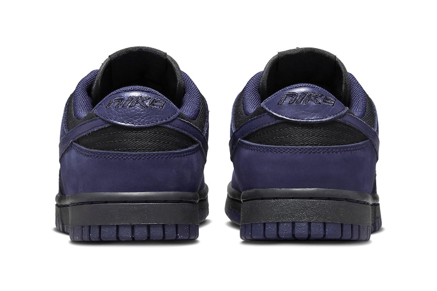 Official Look at the Nike Dunk Low in "Purple Ink" FB7720-001 womens canvas suede dark ominous speckled swoosh
