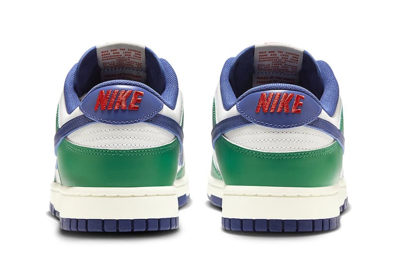 Nike Dunk Low "Varsity Team" Revealed in Gorge Green and Deep Royal Release Info