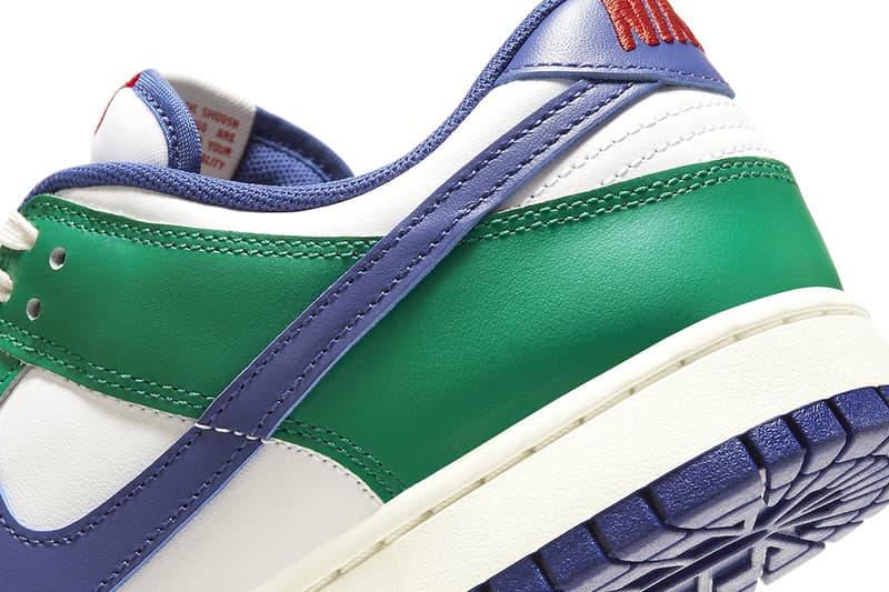 Nike Dunk Low "Varsity Team" Revealed in Gorge Green and Deep Royal Release Info