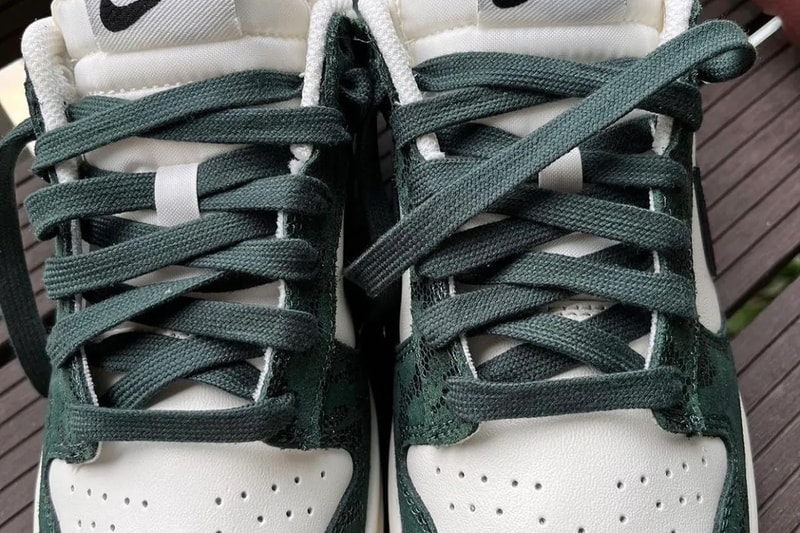 Nike Dunk Low WMNS Green Snake FQ8893-397 Release Info