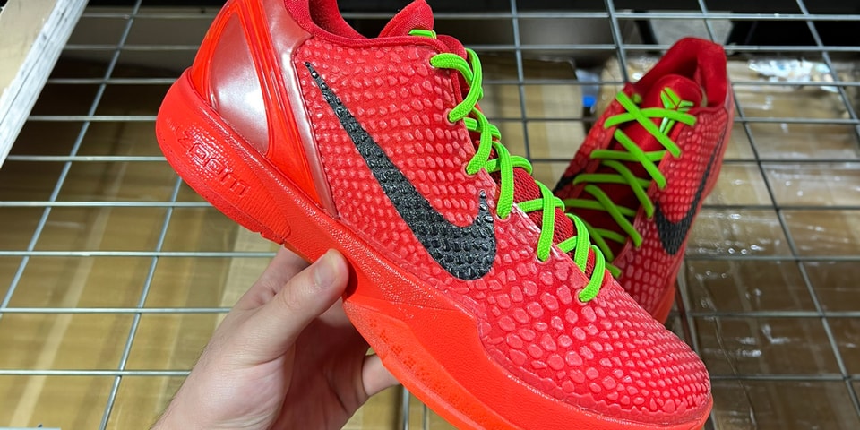 First Look at the Nike Kobe 6 Protro "Reverse Grinch"