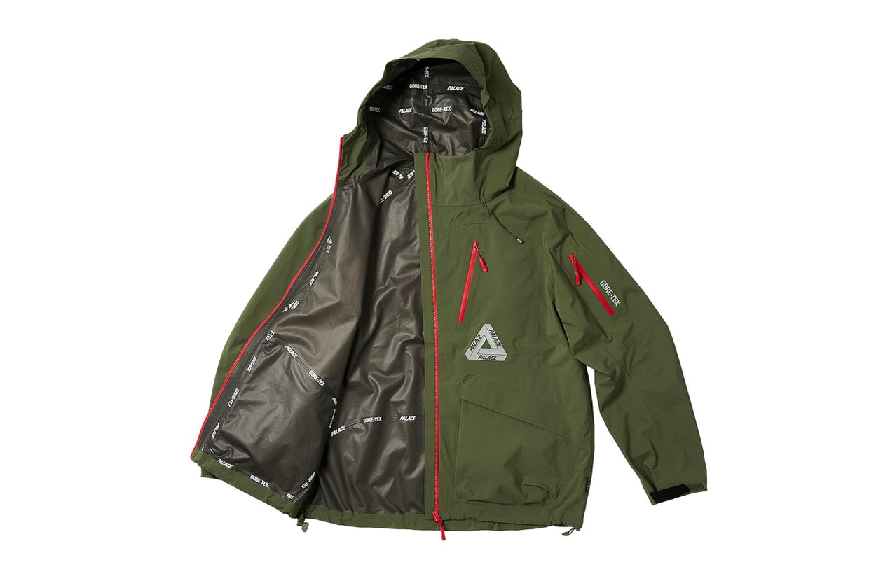 palace skateboards london fall 2023 collection drop full look gore tex avirex official release date info photos price store list buying guide spice girls