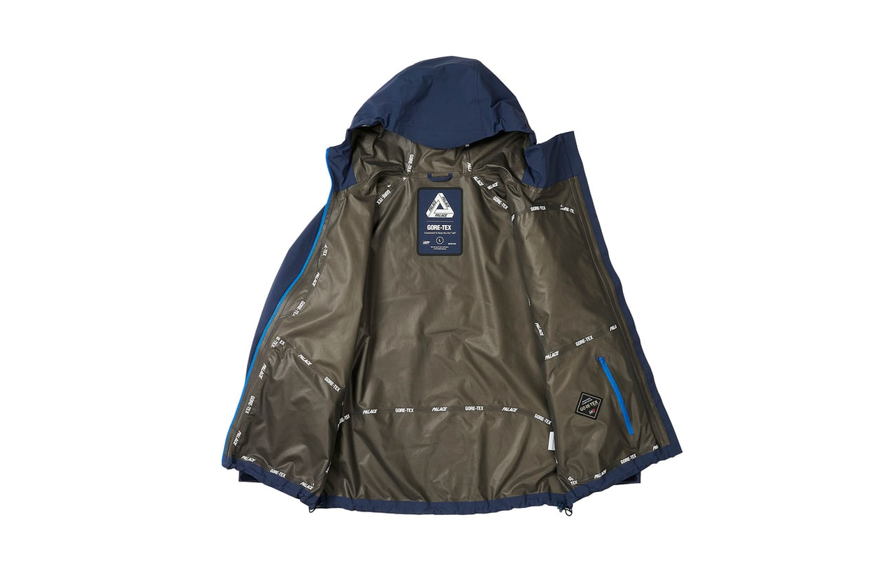 palace skateboards london fall 2023 collection drop full look gore tex avirex official release date info photos price store list buying guide spice girls