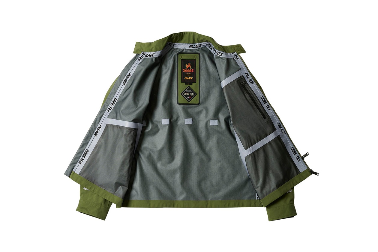 palace skateboards london fall 2023 collection drop full look gore tex avirex official release date info photos price store list buying guide spice girls