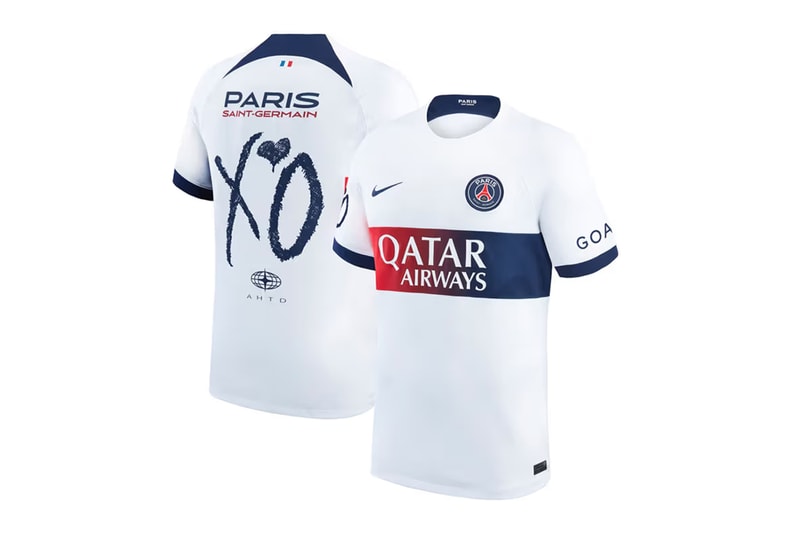 Paris Saint-Germain The Weeknd Create Special Edition PSGXO nike white after hours til dawn tour store online retail Jersey