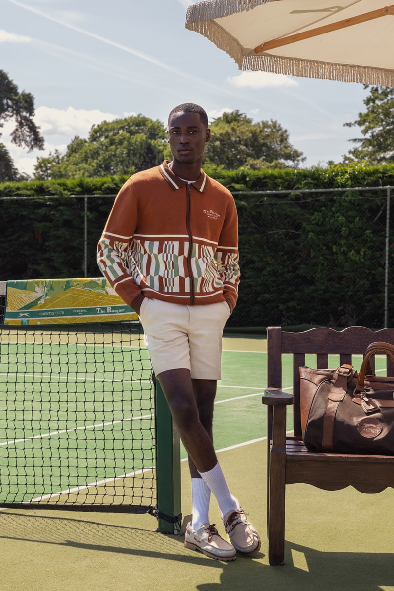 Percival x Slazenger Collection Collaboration Tennis Wimbledon Grand Slam July 4 Independence Day Drops Release Information Looks