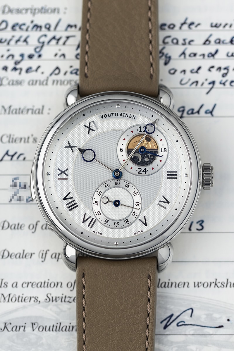 Phillips Perpetual Kari Voutilainen Ref. B.12.1038 World’s First Decimal Minute Repeater Wristwatch Release Info Private Sale