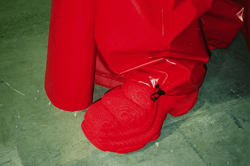 Rains x Zellerfeld Puffer Sneaker Release Information details date sustainable 3d fall winter 2023 Paris fashion week runway