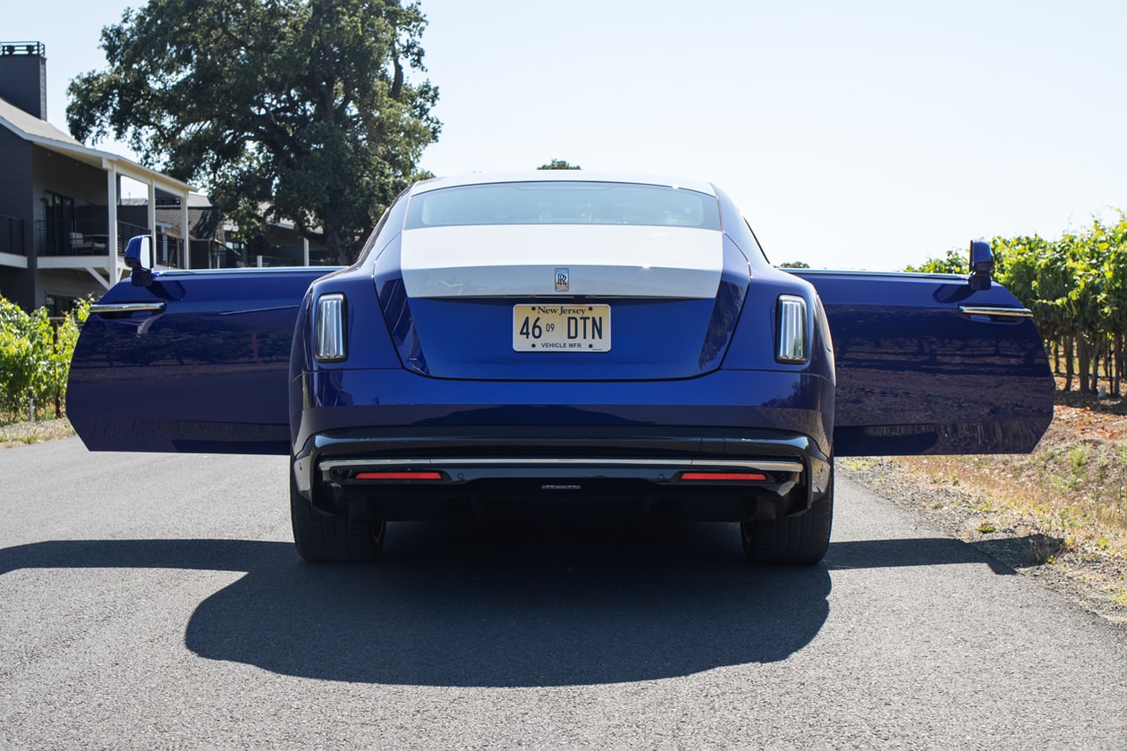 Rolls-Royce Spectre Electric Luxury Car Vehicle UK Napa Valley California Test Drive Hypebeast Review Driven EV Battery Power Speed Performance