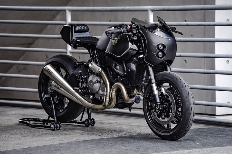 Rough Crafts Introduces Custom Ducati Monster 821 "Bologna Dogfight"