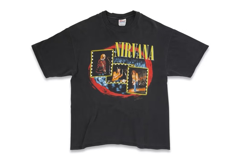 Gender Inclusive Cropped Nirvana Graphic Tee