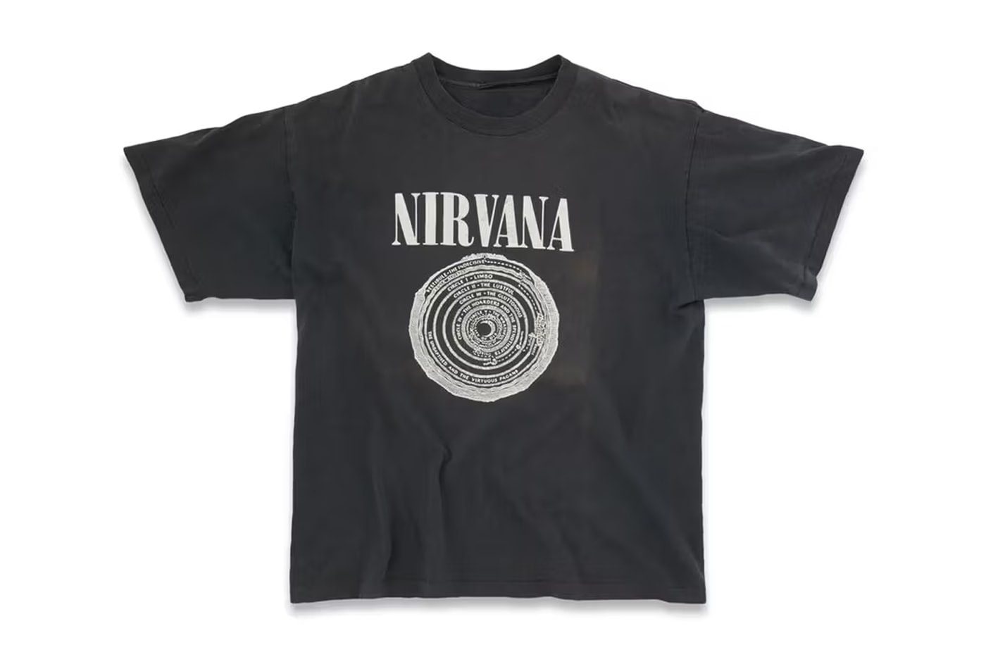 Saint Laurent Rive Droite "The Vintage" Capsule Collection T-Shirts Band Tees Anthony Vaccarello Nirvana The Cranberries Kurt Cobain 