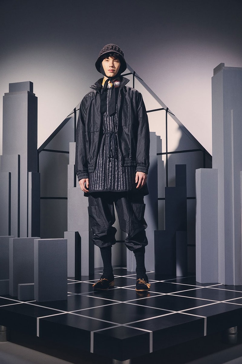 Sasquatchfabrix. autumn winter '23 collection info blazer denim puffer jackets overalls pants kimono shirting outwear pants 