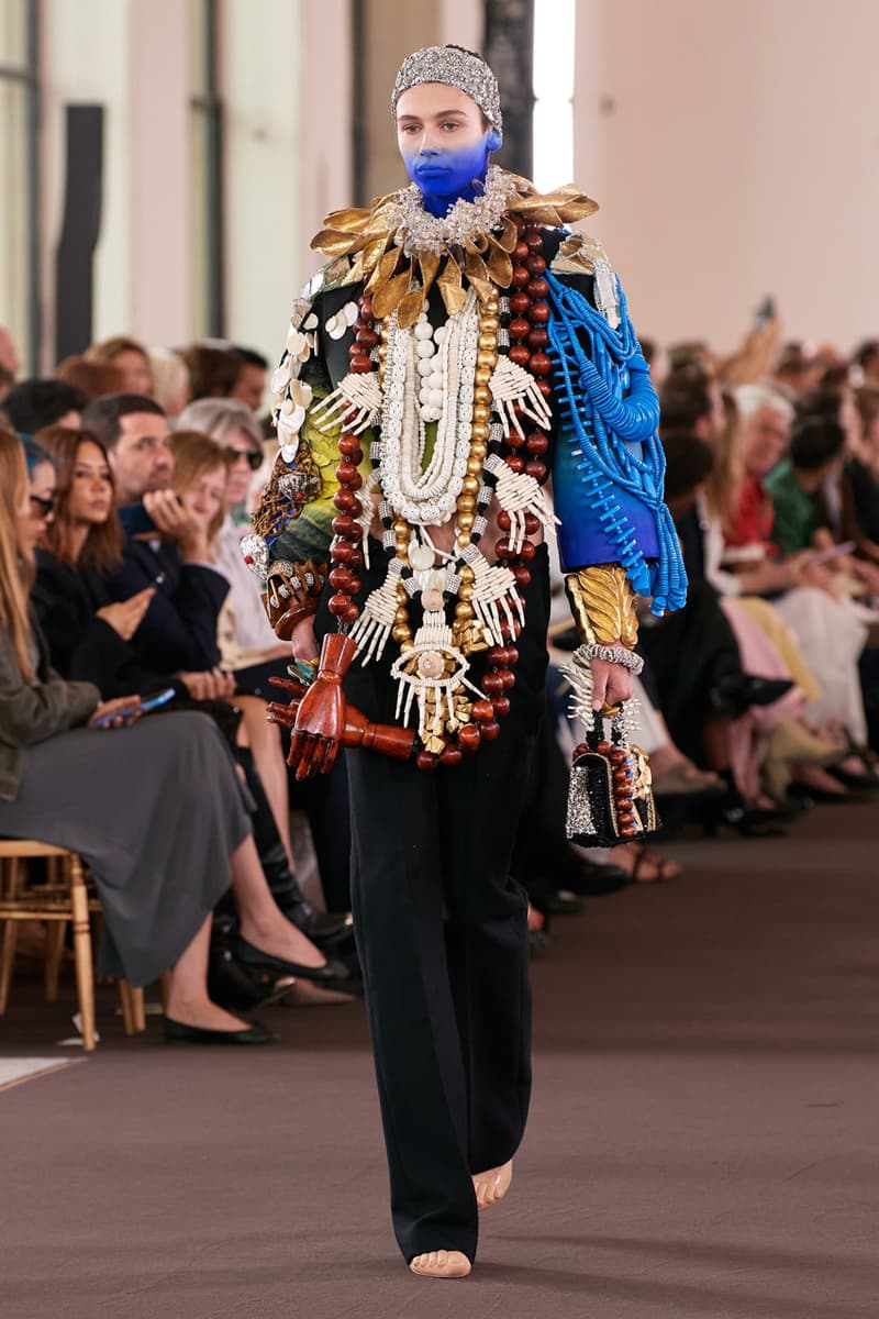 Schiaparelli Fall 2023 Daniel Roseberry Paris Couture Week FW23 Runways Celebrities Front Row 