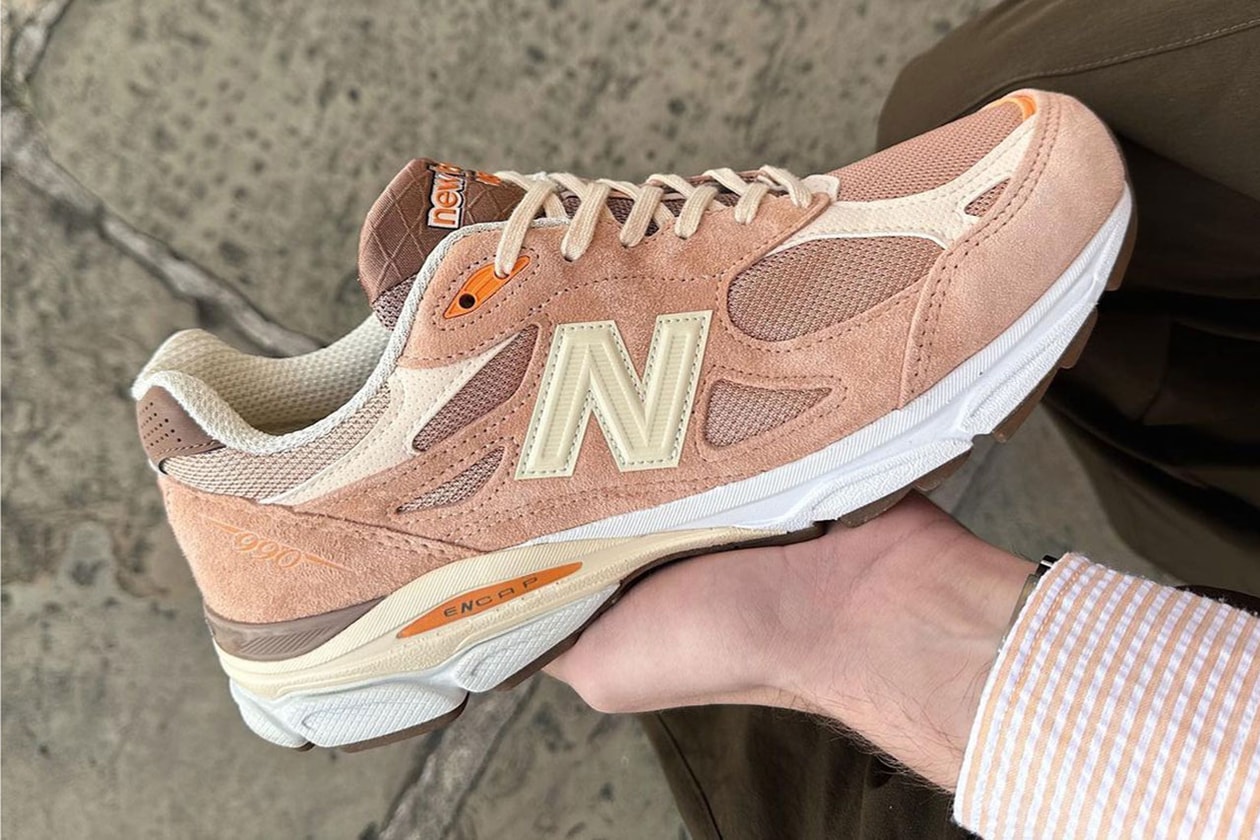 size new balance 990v3 beige orange release date info store list buying guide photos price 