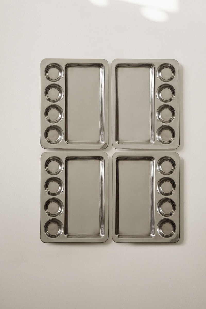 soft-geometry Turns Indian Thalis Into Mirrors Design