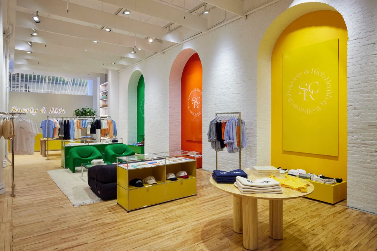 Sporty & Rich Opens SoHo Flagship Store With Juice Bar, Massage Parlor and More