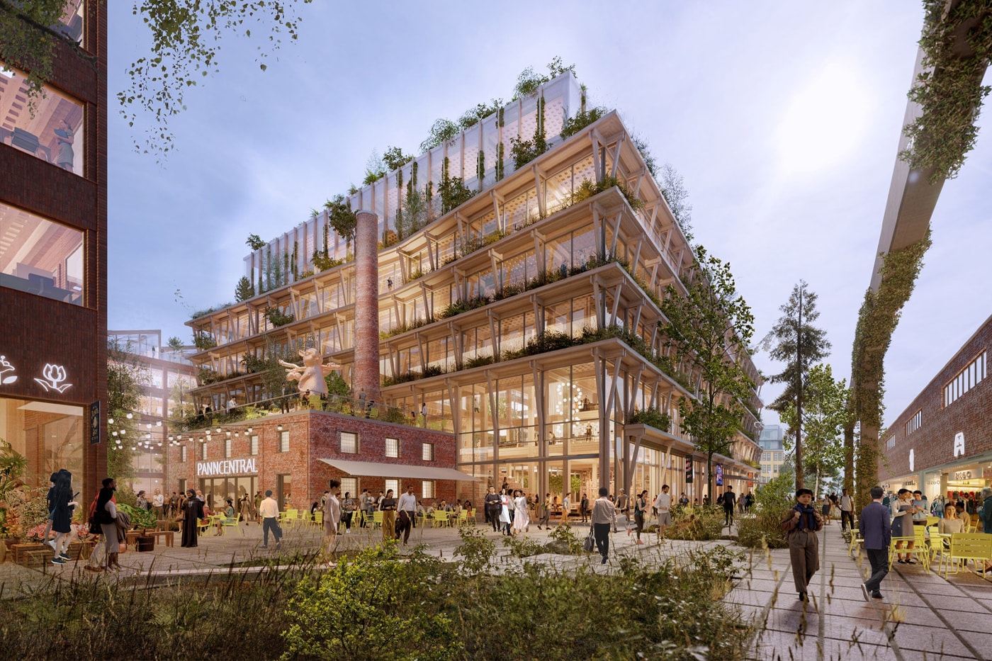 Sweden Is Set To Build the World's Largest Wooden City stockholm atrium ljungberg swedish design contemporary metropolis timber capital 2025