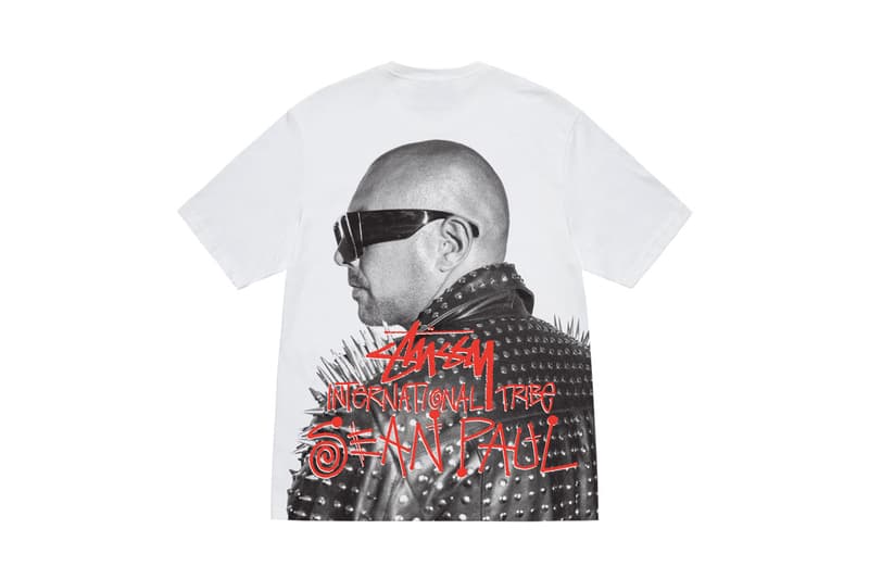 Stüssy Taps Sean Paul for Honorary T-Shirt Collaboration Release Info Product Images