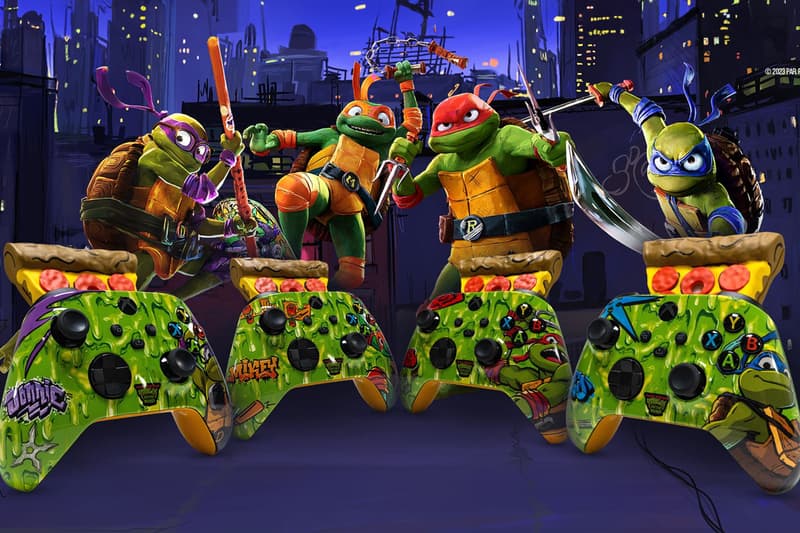 teenage mutant ninja turtles tmnt Mutant Mayhem Xbox Pizza-Scented Controllers