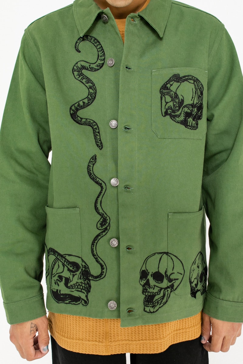 The Hundreds Looks to the Past for Fall 2023 Collection bobby hundreds ben hundreds los angeles skateboarding graphics outerwear jacket coyote camo camouflage