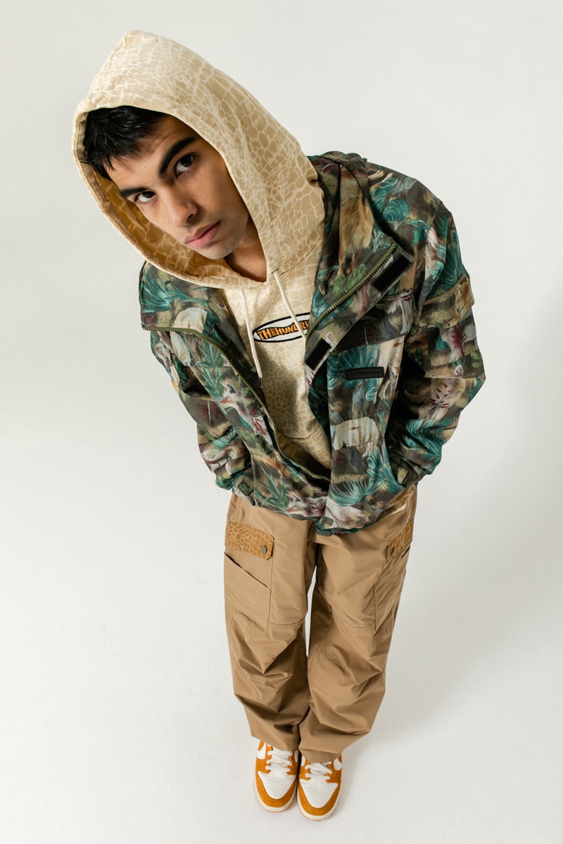 The Hundreds Looks to the Past for Fall 2023 Collection bobby hundreds ben hundreds los angeles skateboarding graphics outerwear jacket coyote camo camouflage 