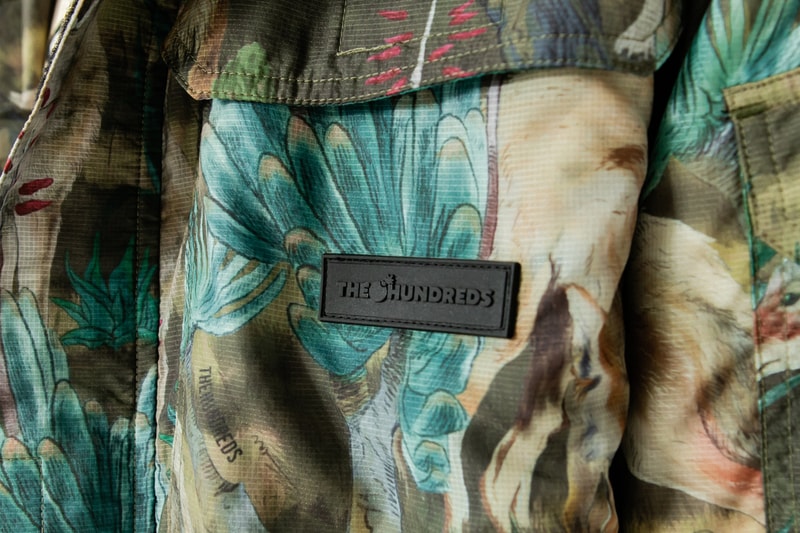 The Hundreds Looks to the Past for Fall 2023 Collection bobby hundreds ben hundreds los angeles skateboarding graphics outerwear jacket coyote camo camouflage