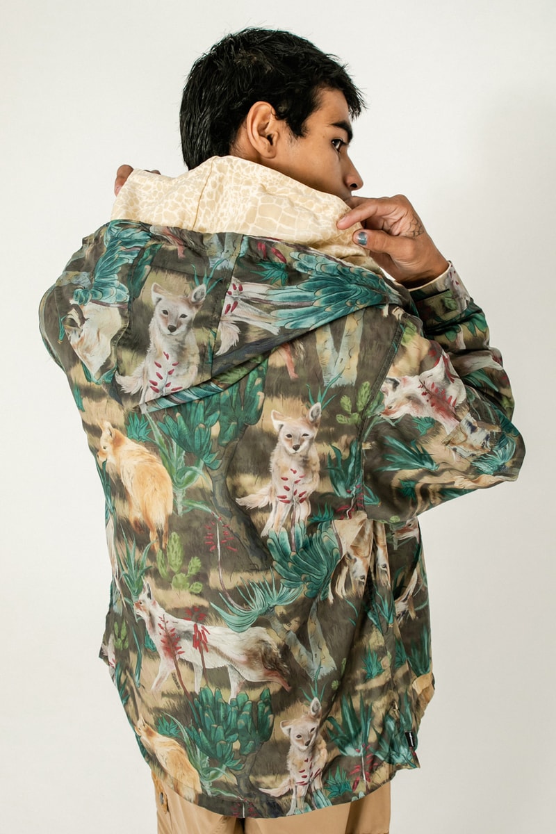 The Hundreds Looks to the Past for Fall 2023 Collection bobby hundreds ben hundreds los angeles skateboarding graphics outerwear jacket coyote camo camouflage 