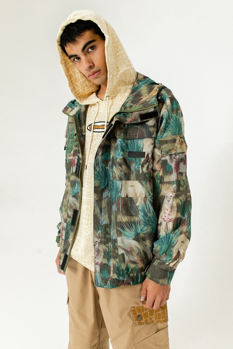 The Hundreds Looks to the Past for Fall 2023 Collection bobby hundreds ben hundreds los angeles skateboarding graphics outerwear jacket coyote camo camouflage