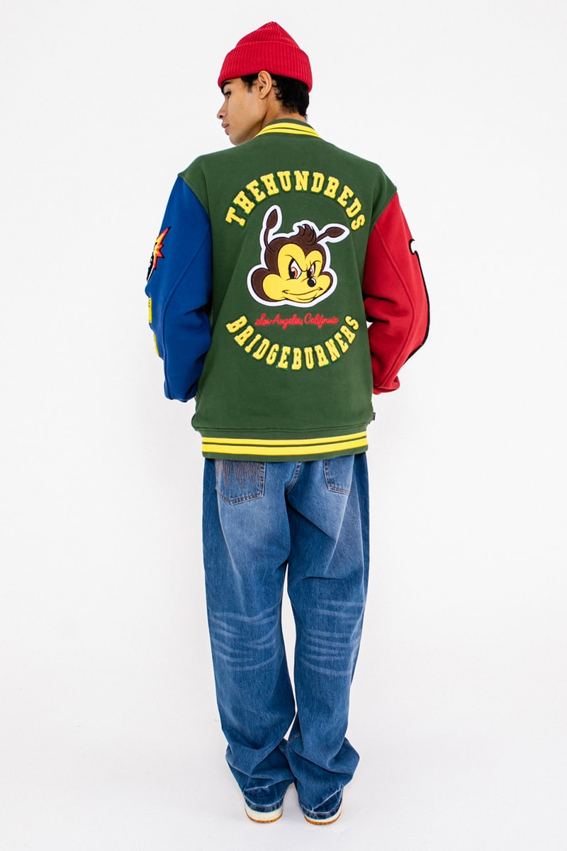 The Hundreds Looks to the Past for Fall 2023 Collection bobby hundreds ben hundreds los angeles skateboarding graphics outerwear jacket coyote camo camouflage 