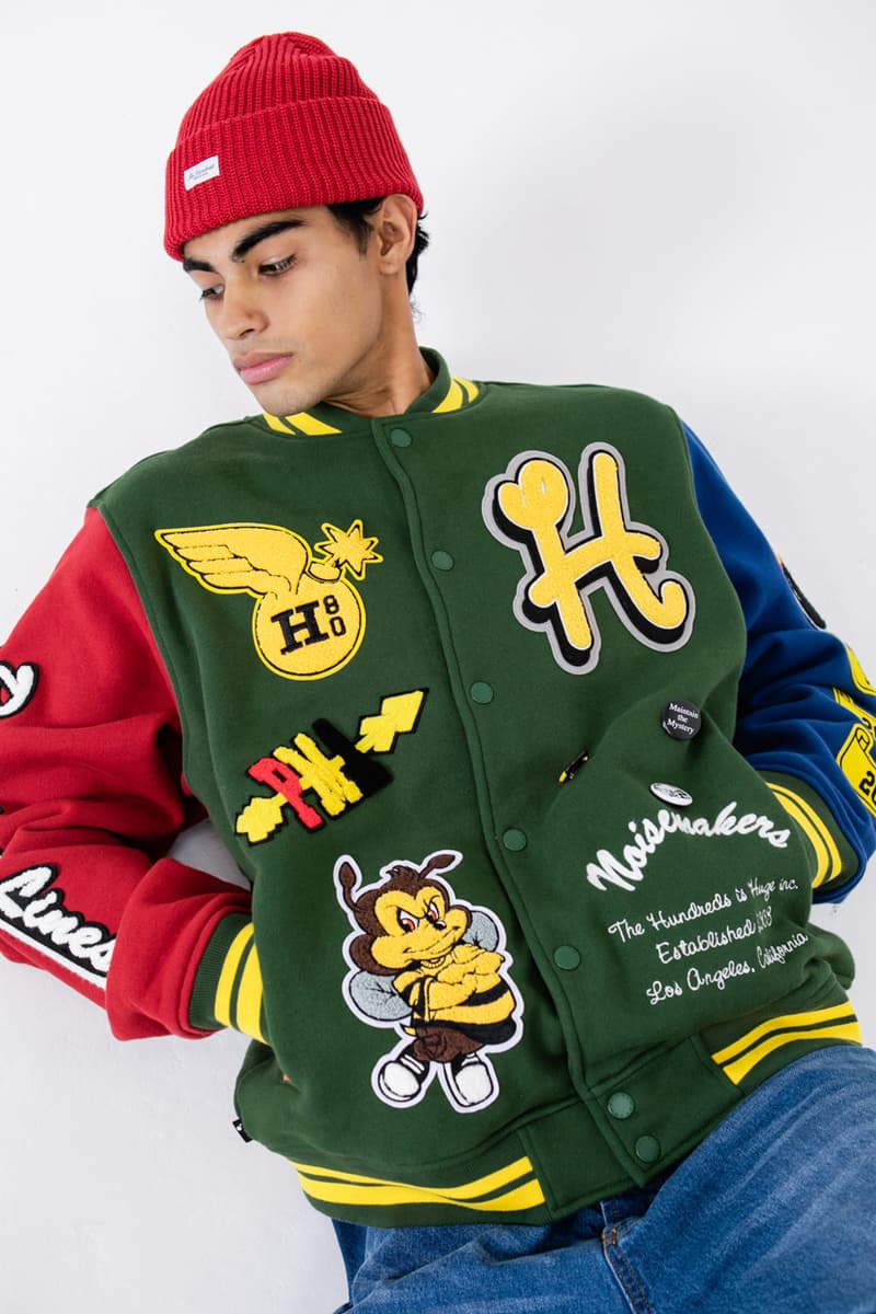 The Hundreds Looks to the Past for Fall 2023 Collection bobby hundreds ben hundreds los angeles skateboarding graphics outerwear jacket coyote camo camouflage 