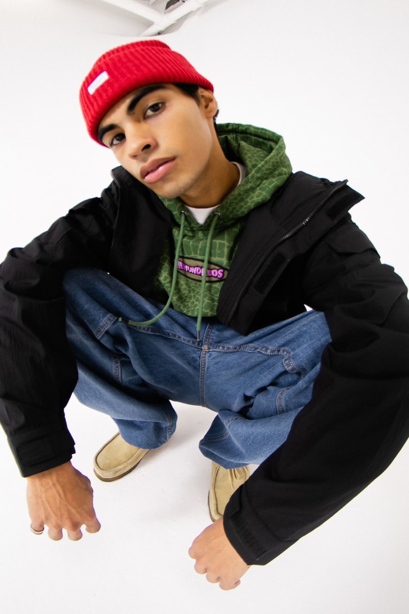The Hundreds Looks to the Past for Fall 2023 Collection bobby hundreds ben hundreds los angeles skateboarding graphics outerwear jacket coyote camo camouflage